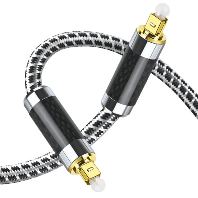 Optical Audio Cable 2 Meter Male to Male Audio Cord Flexible Toslink Wire