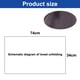 thumbnail image 2 of Laklulu Juego de 2 toallas, suaves y absorbentes, 34 x 74 cm, para hotel, baño, spa, uso diario, gimnasio, 2 of 6