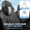 thumbnail image 3 of Reposacabezas ergonómico para asiento de automóvil, cojín para reposacabezas y cuello, almohada de apoyo lumbar, 3 of 6
