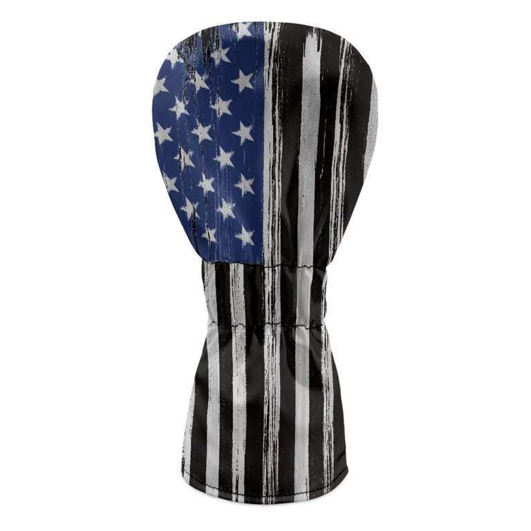 Yuyamidu USA Flag Golf Head Covers PU Leather Golf Club Head Cover