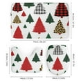 thumbnail image 3 of Christmas Tree Shower Curtain Set Modern Bathroom Decor Mats 4pcs Fabric Bathroom Curtain Slip Floor Rug Toilet Lid, 3 of 6
