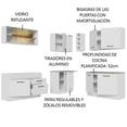 thumbnail image 4 of Cocina Integral de Esquina 389cm Agata Madesa 01 Blanco, 4 of 10