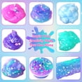 thumbnail image 4 of Slime Kit NPNE Mermaid DIY para niñas con purpurina y cubos de espuma, 4 of 7