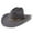 Granite, variant on Charlie 1 Horse Runaway Gray Ladies Felt Cowboy Hat 6-3/4
