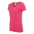 thumbnail image 2 of Ladies' Glitter V-Neck T-Shirt JA8136, 2 of 5