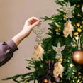 thumbnail image 4 of Gold Feathers Powder Ornament For Plastic Christmas Tree, 4 of 6