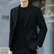 thumbnail image 1 of Traje de hombre, traje de hombre de moda, un conjunto de chaqueta de traje, sin planchado, corte ajustado, chaqueta elegante, 1 of 6