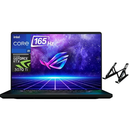 ASUS ROG Zephyrus M16 Gaming Laptop 2023 Newest, 16" WQXGA 165Hz Display, Intel Core i9 12900H, RTX 3070 Ti, 40GB DDR5 RAM, 1TB SSD, Wi-Fi 6E, Backlit Keyboard, Windows 11 Home, with Laptop Stand