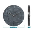 thumbnail image 2 of La Crosse Clock 11 inch Cormac Analog Quartz Wall Clock, 404-3028B, 2 of 8