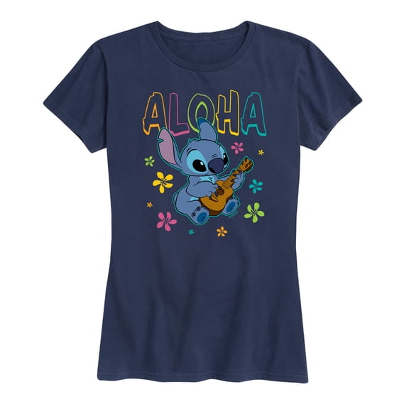 Lilo & Stitch - Aloha Stitch - Women's Short Sleeve Graphic T-Shirt