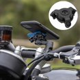 thumbnail image 5 of Soporte de montaje de amortiguador antivibración para motocicleta, soporte para teléfono de ciclismo Quad-lock, color negro, 5 of 5