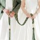 thumbnail image 5 of Cordón de boda verde para matrimonio, lazo tradicional, lazo de boda de algodón, patrón celta tradicional., 5 of 5