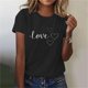 thumbnail image 4 of Ounisa Valentines Shirts for Women: Cute Love Heart Shirt Valentine T Shirt Red Short Sleeve Casual Hearts Tops, 4 of 8