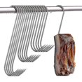thumbnail image 1 of 15 ganchos para carne, ganchos para colgar de acero inoxidable, ganchos para colgar en forma de S, regalo pesado, 1 of 5