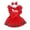 Red, variant on harmtty Xmax 1 Set Pet Dress Christmas Dog Costume Elegant Red Skirt with Bow Headdress Cat Princess Dress Pet Supplies Red