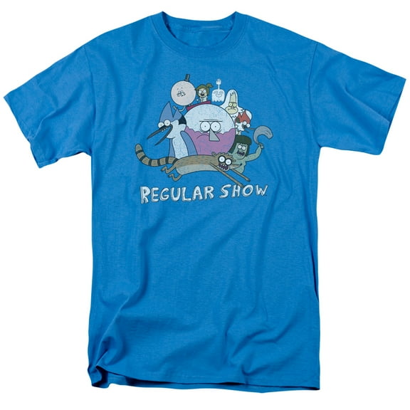 Regular Show Surrounding Benson Officially Licensed Adult T-Shirt S