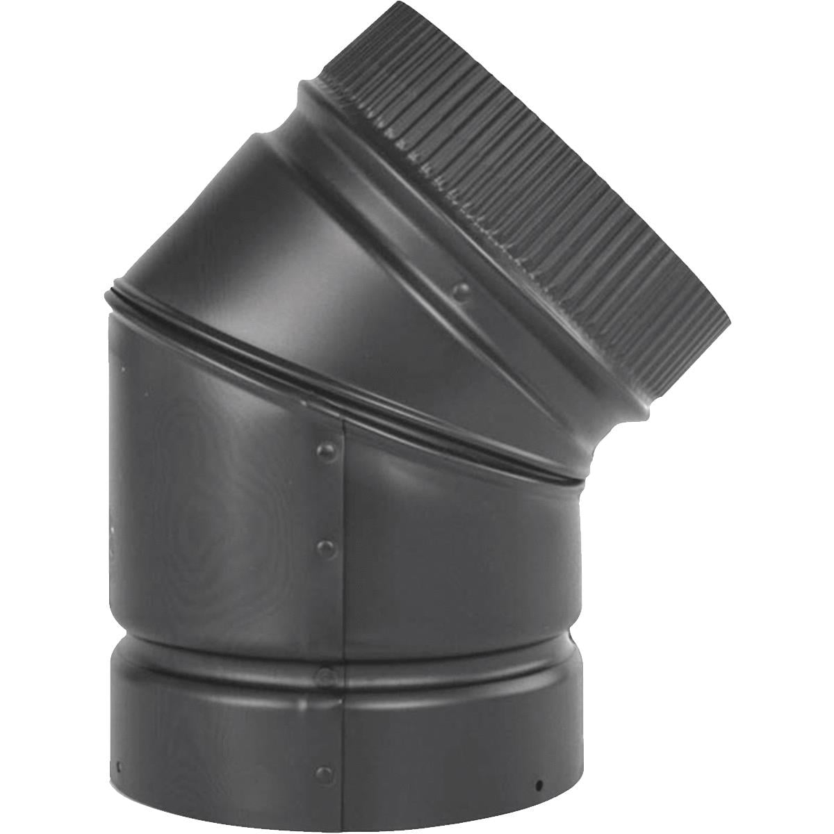 SELKIRK VP Pellet Pipe 3 In. x 37/16 In. x 45 deg Pellet Stove Pipe