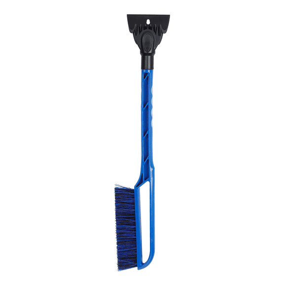 Auto Drive 24-inch Snow Brush & Ice Scraper, Blue, 1-Piece for Cars & Trucks