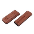 thumbnail image 1 of 2 Finger Cigar Case, PU Leather Textured Cigar Case Holder  For Father's Day Gift, 1 of 8