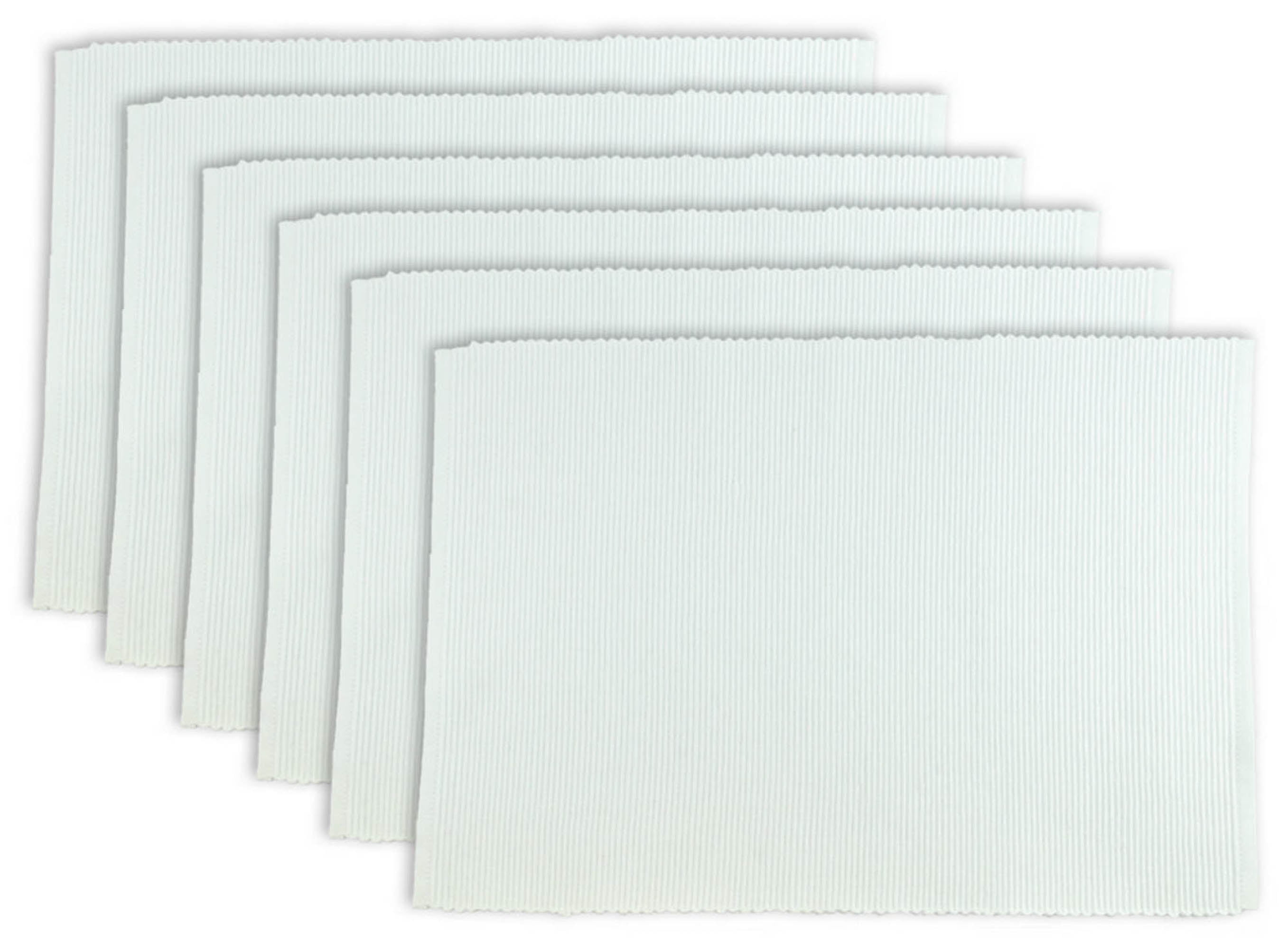 White Placemats (Set Of 6) - Design Imports