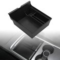 thumbnail image 4 of For Tesla Model 3/Y 2021+ 1x Car Center Console Organizer Tray Storage Box Accessories Black ABS Flocking Replace Part, 4 of 5