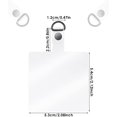 thumbnail image 4 of Cobee Universal Phone Tab, 8 Pieces PVC Wrist Phone Strap, Fastening Tab with D-Buckle, Cell Phone Replacement Part(Black, White), 4 of 5