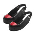 thumbnail image 4 of GUOOL Capuchon Semelle en Caoutchouc Antidérapante avec Sangle Arrière Protection des Pieds Rouge, 4 of 9