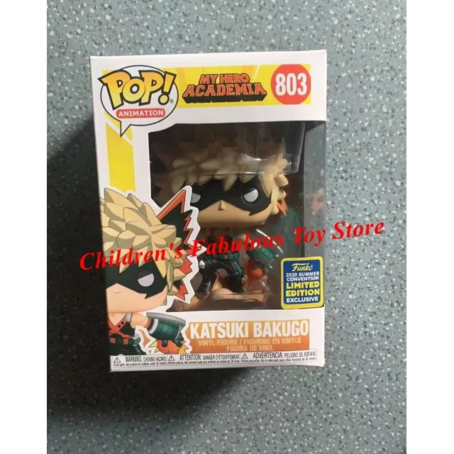 2025 FUNKO POP Figura de acción de vinilo de edición limitada My Hero Academy Animation Himiko Toga #610 DABI #637, juguetes para niños, regalos