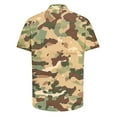 thumbnail image 5 of Xdegoge Camo Shirts for Men Button Up Short Sleeve Summer Hawaiian Vacation Collared Shirt Casual Hunting Lightweight Camouflage Graphic Tee Shirt Outdoor Hiking Camping Fishing Shirt Flash, 5 of 5