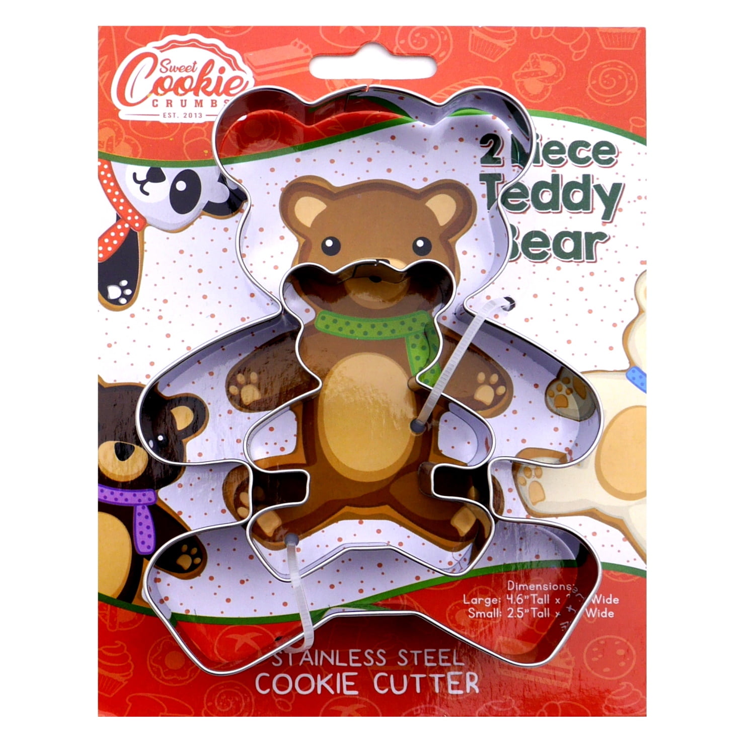 Large Teddy Bear 5/'/' Cookie Cutter