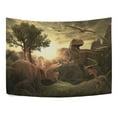 thumbnail image 3 of MYPOP Giant Dinosaur 3D Tapestry Wall Hanging Decoration Home Decor Living Room Dorm 60x51 inches, 3 of 4
