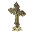 thumbnail image 3 of Crucifix, Estilo Vintage de Pie de Pie Compacto Design Compacto Base para decoración para Regalos Navideños, 3 of 7