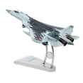 thumbnail image 1 of destyer Modèle d'Avion de Chasse en Métal 1/72 SU57 T50 avec Support Poids Net 0.7kg, 1 of 9