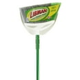 Libman Extra Large Precision Angle Broom with Dust Pan Green White