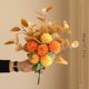 thumbnail image 4 of Beautiful Artificial Chrysanthemum Bouquet with Eucalyptus Leaves - Perfect for Home Decor, Weddings, and Holidays!, 4 of 5