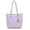 Lilac, variant on MKF Collection Lea Vegan Leather Women's Tote Bag, Fashionable Shoulder Purse Handbag by Mia K - Lilac