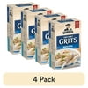 (4 pack) Quaker Instant Grits, Regular, 0.98oz Packets, 10 Pack, Dry Uncooked Grits, Shelf Stable