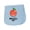 AE-Light Blue, variant on Inktastic Apple of My Mommy's Eye Cute Red Apple Baby Burp Cloth