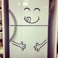 thumbnail image 1 of Bangcool Wall Sticker Funny Smile Face Fridge Sticker Wall Decal Room Sticker Home Decoration, 1 of 4