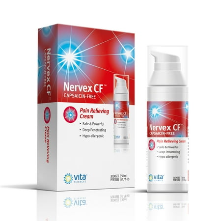 Neuropathy Rapid Pain Relief Cream with Arnica, R-ALA, B1, B5, B6, MSM. Soothing Aloe and Coconut Oil Base Capsaicin-FREE. Reduce Burning, Tingling, Numbness. Money Back Guarantee. NERVEX CF (Best Medicine For Neuropathy In Feet)