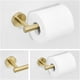 thumbnail image 5 of Toallero de baño/soporte para papel higiénico/gancho, oro cepillado, 3 piezas, accesorios de baño de acero inoxidable, 5 of 5
