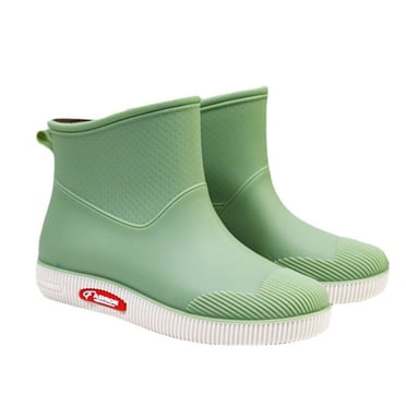 Waterproof Rubber Rain Boots For Men & Women | Anti-Slip, Warm, Comfortable Ankle Boots For Fishing, Gardening
