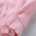 thumbnail image 7 of TiaoBug Kids Girls Long Sleeve Knit Ballet Dance Wrap Sweater Cardigan Tops Gymnastics Bolero Outerwear Pink 3-4, 7 of 7