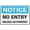 Warning Sign 1, variant on Security Notice All Visitors Must Report To Reception Reflective Aluminum Metal Signage - 8"x12", With Symbol, Weatherproof - Office, Hospital, Hotel, Business