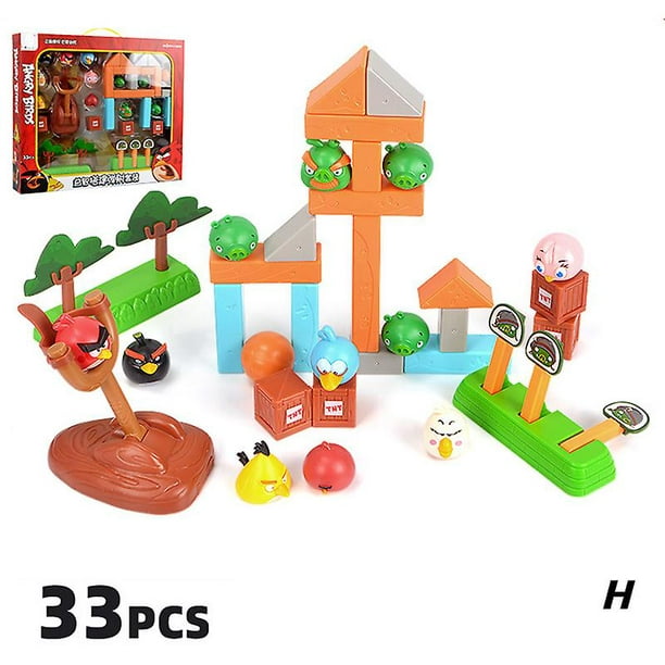Angry Bird Slingshot Toy Interaction Catapults Building Blocks Set