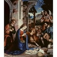 thumbnail image 2 of Sacchi, Andrea 20x23 Black Modern Framed Museum Art Print Titled - The Holy Family, 2 of 4
