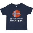 thumbnail image 3 of Inktastic I'm So Cute, I Must Be Norwegian Sunflower Norway Flag Boys or Girls Baby T-Shirt, 3 of 5