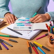Paper Mate Flair Felt Tip Pens, #1 Teacher Choice, Medium Point, 0.7mm, Metallic City Lights, 8 Count