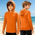 thumbnail image 2 of HCYSFG Boys Solid Color Lightweight Sun Protection Coat Sweet Casual Active Long Sleeve Hoodies Sporty Fall Jacket, 2 of 8