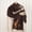 CHOCOLATE BROWN, variant on Women's Leopard Tiger Print Scarf, Oversized Lightweight Wrap Shawl, Soft Blanket Scarf for Fall Winter Travel Office Everyday, Ivory Black Brown